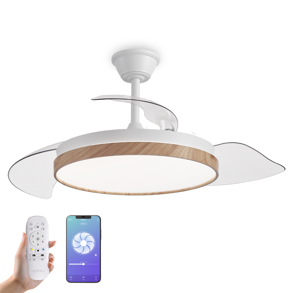 Yoevu EOS Nature ventilador de techo efecto madera